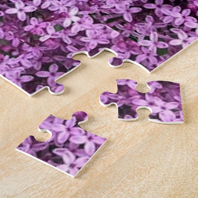 Lilac Photo | Tiled Half Drop |  Jigsaw Puzzle (Side)