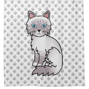 Lilac Point Tabby Birman / Ragdoll Cat & Paws