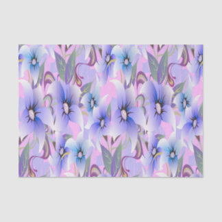 Lilac Poppies Tissue Paper