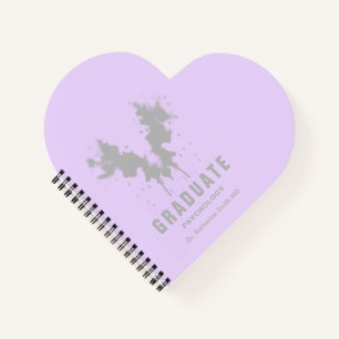 Lilac Psychology Gray Rorschach Test Design Pers Notebook