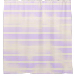 Lilac purple and beige five stripes pattern