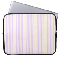 Lilac purple and beige five stripes pattern