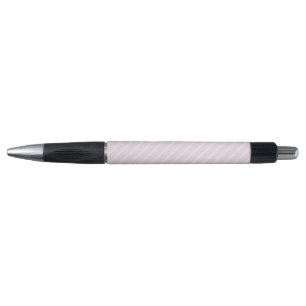 Lilac purple and beige five stripes pattern pen
