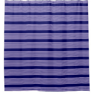 Lilac purple and navy blue five stripes pattern