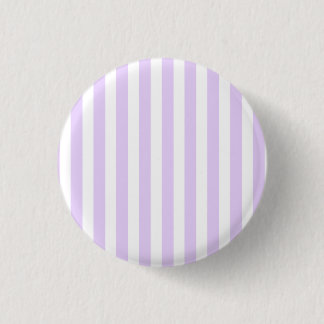 Lilac purple and white candy stripes 1 inch round button