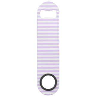 Lilac purple and white candy stripes bar key