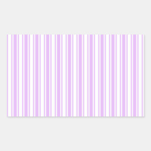 Lilac purple and white candy stripes sticker