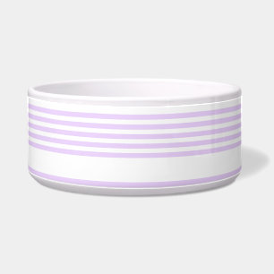Lilac purple and white five stripes pattern