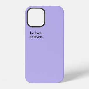 Lilac Purple Apple iPhone 12 Cover Be Love