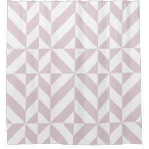 Lilac Purple Geometric Cube Pattern