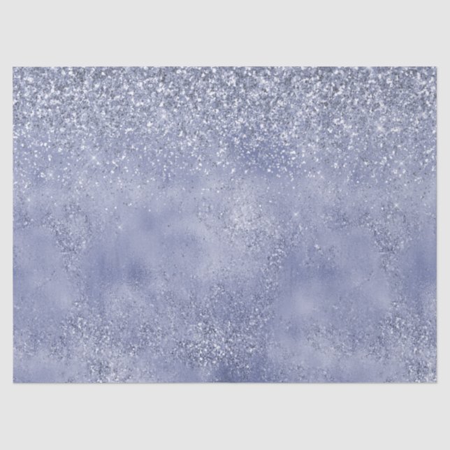 Lilac Purple Glitter Glitz sparkle glam Tissue Paper (Front)