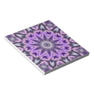 Lilac purple mandala notepad