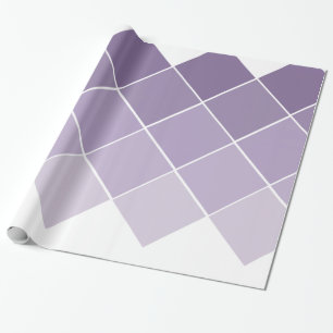 Lilac Purple Ombre Wedding Wrapping Paper