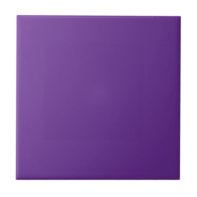 Lilac-purple solid colour tile (Front)