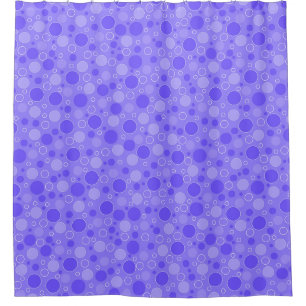Lilac purple tones with polka dots in retro sixtie