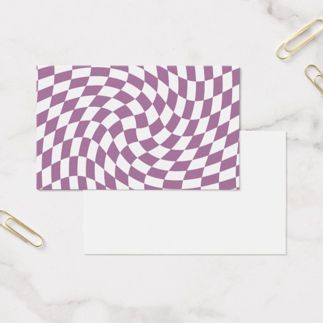 Lilac Purple Wedding Collection Check Chequered   (Office)