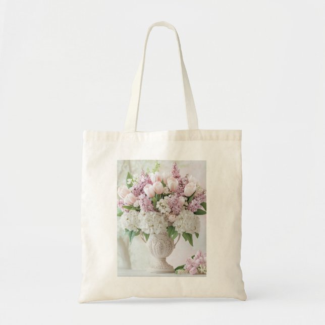 Lilac rose romantique et Sac fourre-tout d'Hydrang (Devant)
