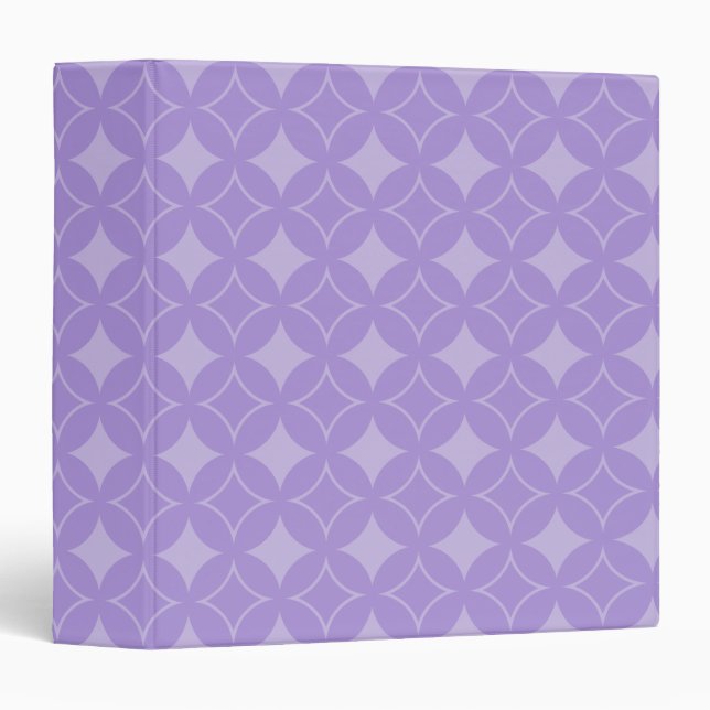 Lilac shippo pattern binder (Front/Spine)
