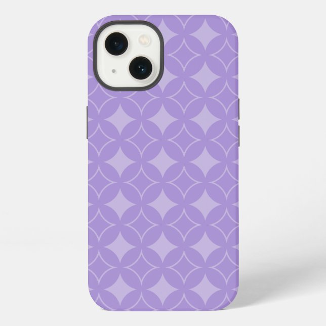 Lilac shippo pattern Case-Mate iPhone case (Back)