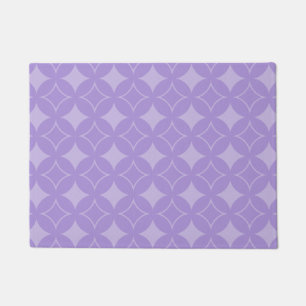 Lilac shippo pattern doormat