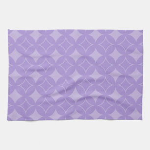 Lilac shippo pattern kitchen towel