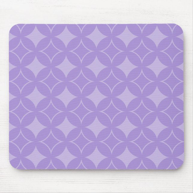 Lilac shippo pattern mouse pad (Front)