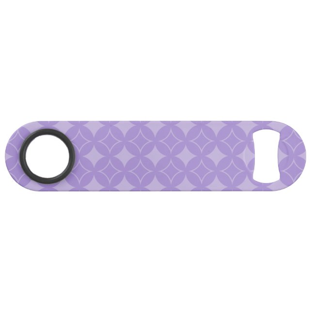 Lilac shippo pattern speed bottle opener (Front (Horizontal))