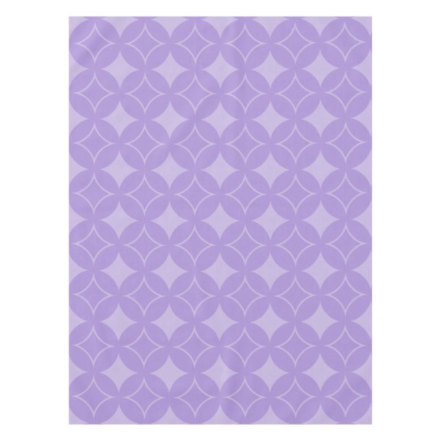 Lilac shippo pattern tablecloth (Front)