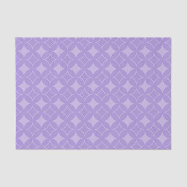 Lilac shippo pattern tissue paper (Front)