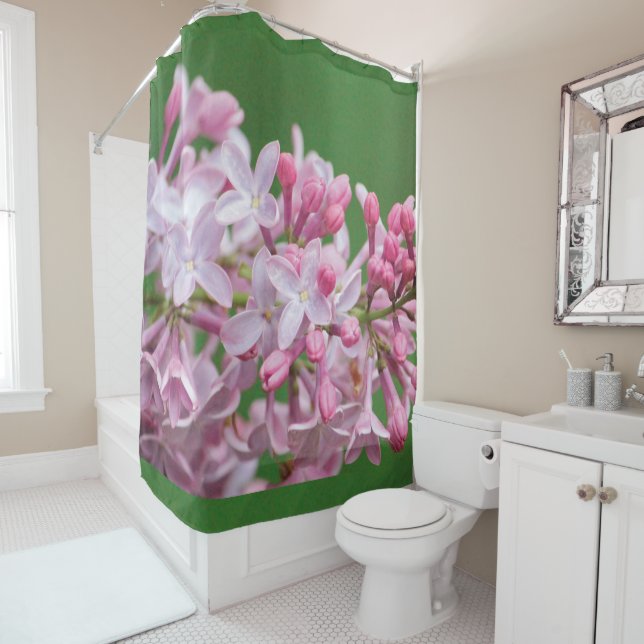 Lilac Shower Curtain (In Situ)