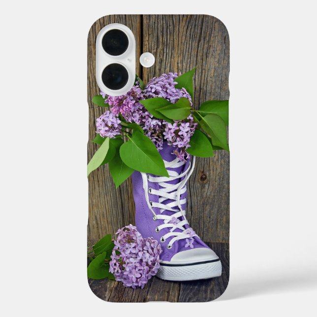 Lilac Sneaker Case-Mate iPhone Case (Back)