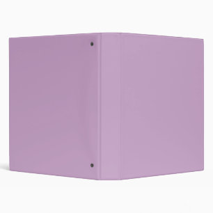 Lilac Solid Colour Binder