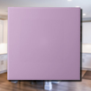 Lilac Solid Colour Classic Elegant Tile
