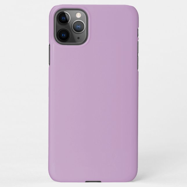 Lilac Solid Colour iPhone Case (Back)
