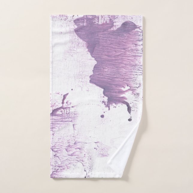 Lilac spots hand towel (Hand Towel)
