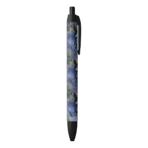 Lilac Spring Vibes Country Style Golden Glitter Black Ink Pen