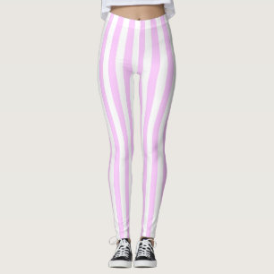 Lilac Stripe vertical Leggings