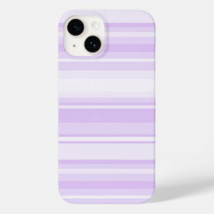 Lilac stripes Case-Mate iPhone 14 case
