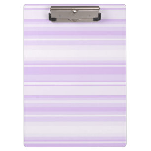 Lilac stripes clipboard