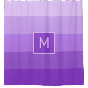 Lilac Stripes custom monogram