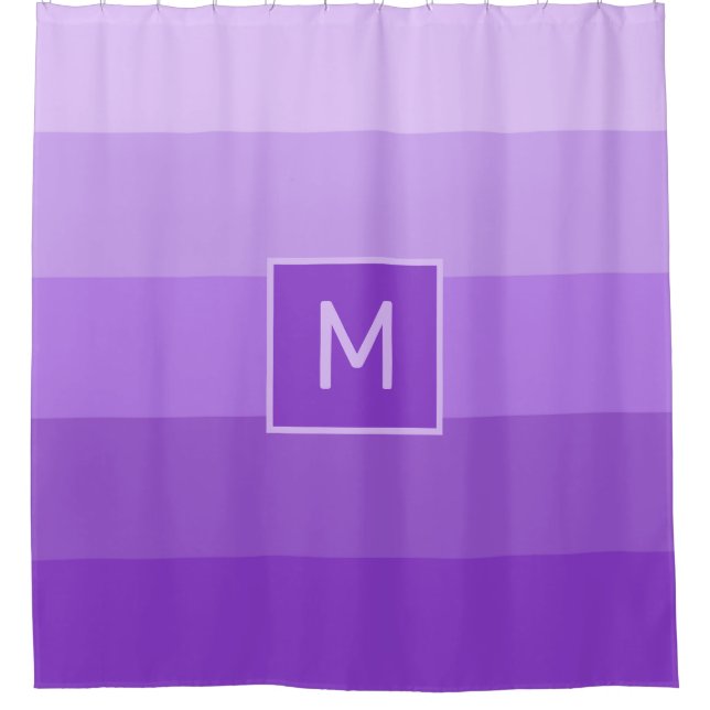 Lilac Stripes custom monogram (Front)