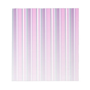 Lilac stripes notepad