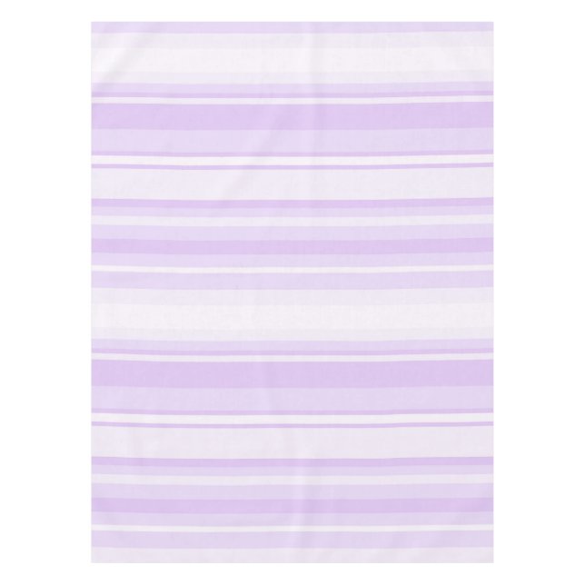 Lilac stripes tablecloth (Front)