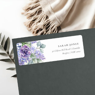 Lilac Succulent Eucalyptus Botanical Bunch Adresse