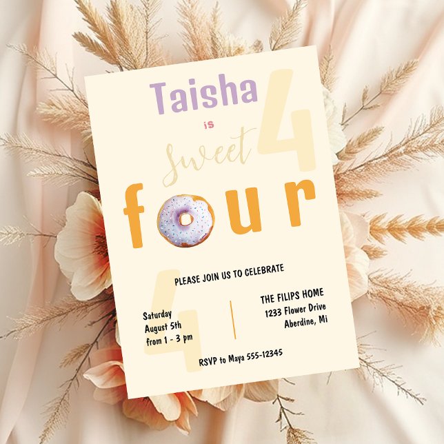 Lilac Sweet Sprinkle Doughnut Watercolor Illustrat (Creator Uploaded)