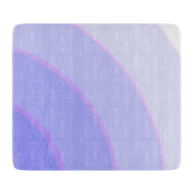 Lilac Swirls Chopping Board (Front)