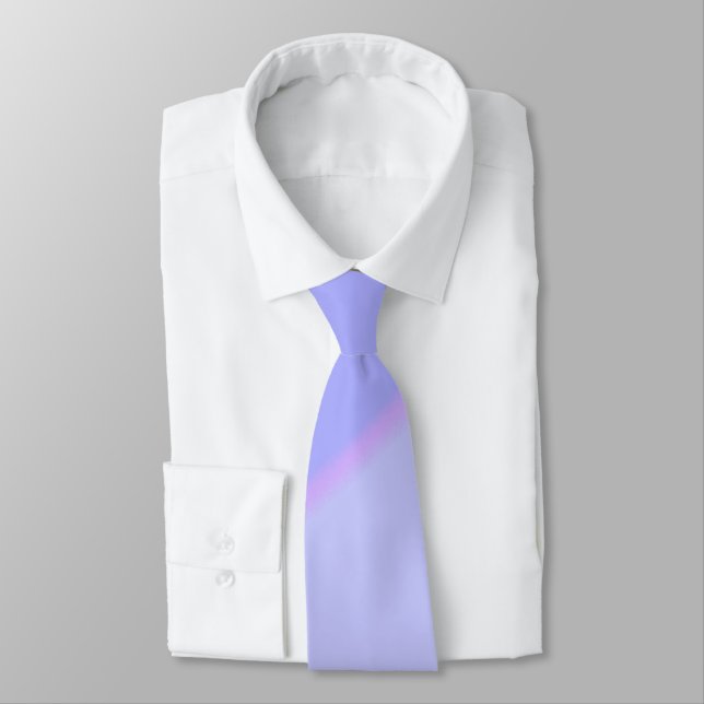 Lilac Swirls Neck Tie (Tied)