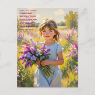 Lilac Symbolism Postcard