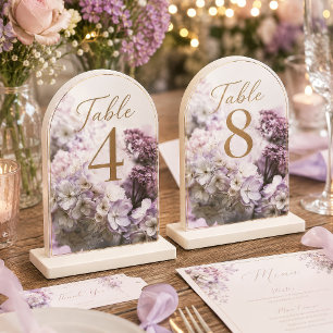 Lilac Tipped Ivory Moody Hydrangea Decoupage Tissue Paper