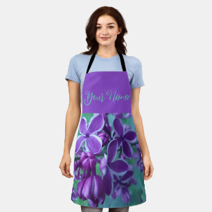 Lilac variety of colours  apron